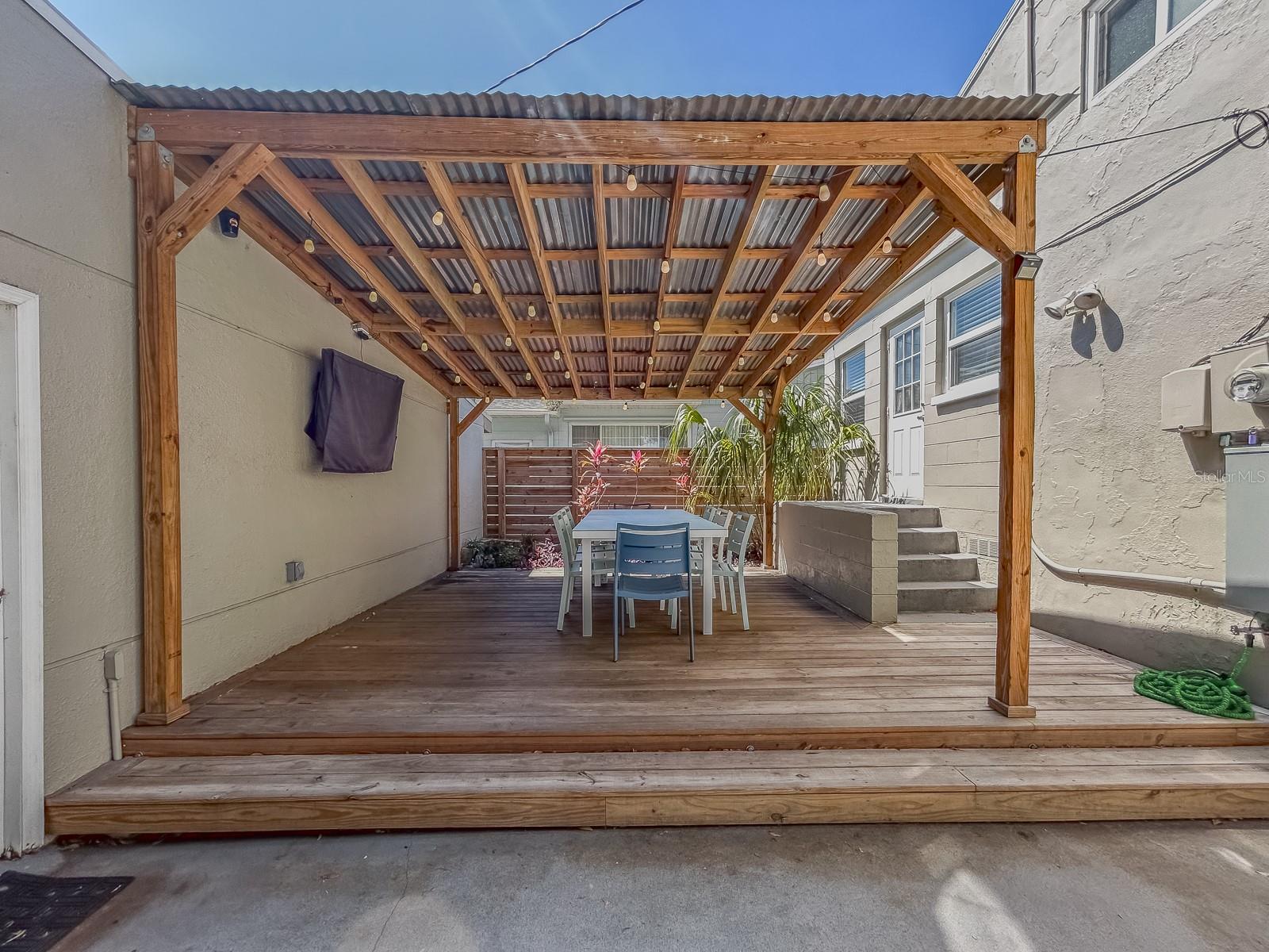Back Yard Covered Patio