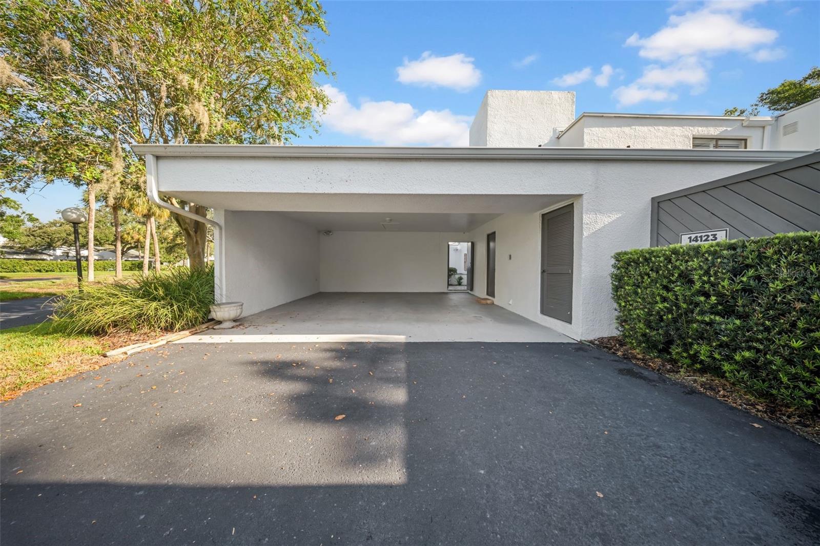 Attached Carport