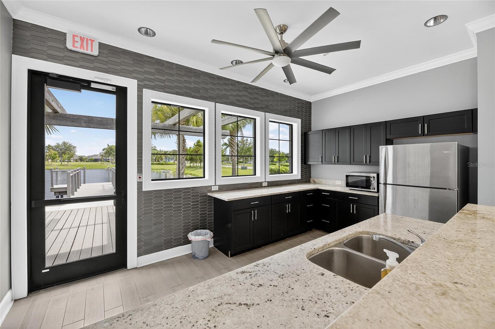 Kitchenette in the Clubhouse