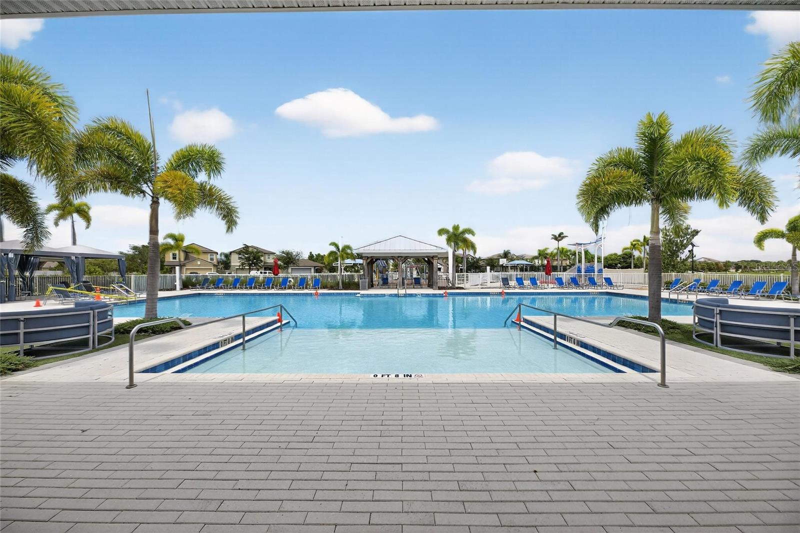 Resort Style Pool with Cabanas!