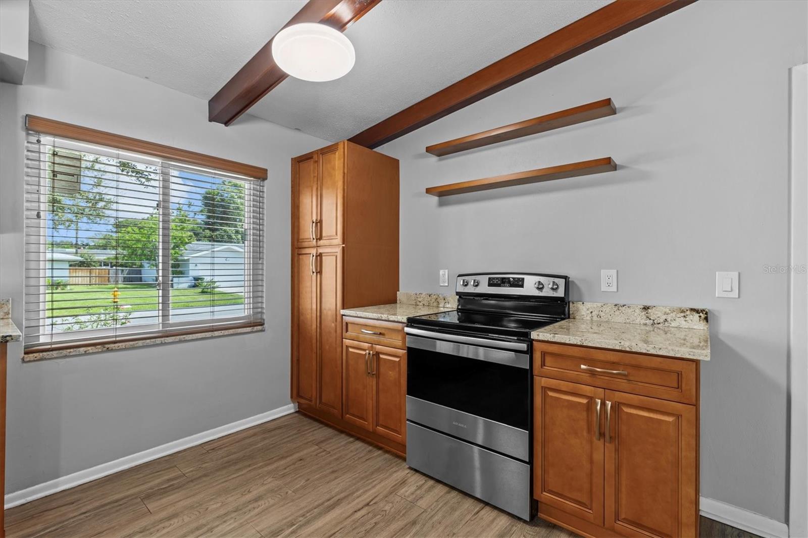 cooking center with pantry cabinet