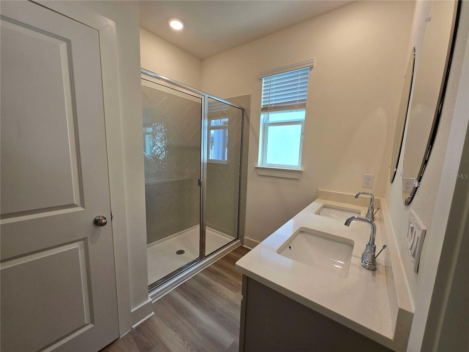 Primary Bathroom stock photo
