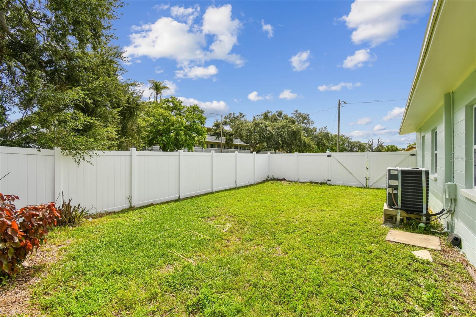 Side yard and Shed