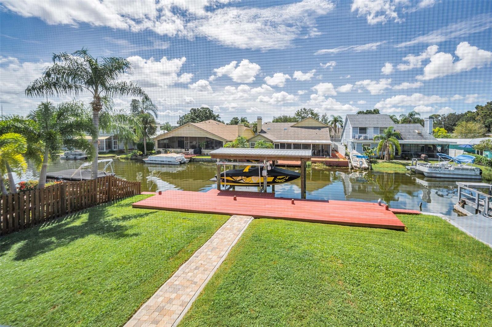 Pavers to Boat house! By the way This boat is also available Ask List agent