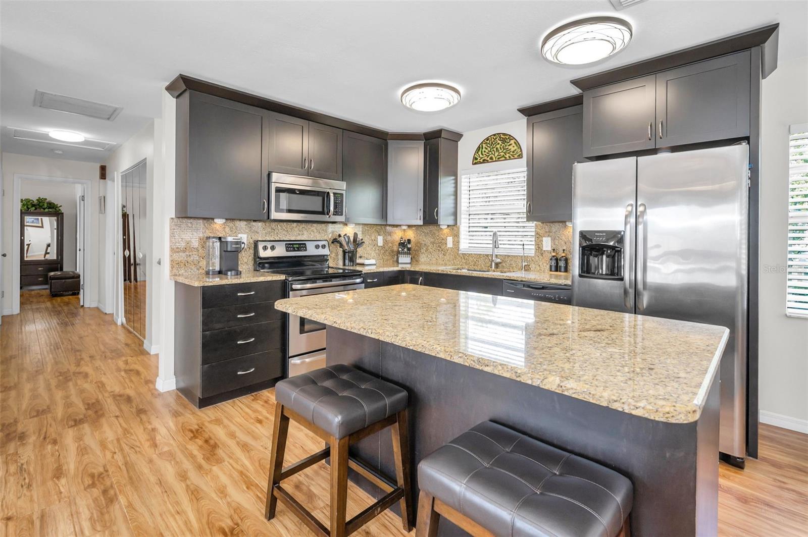 Engineered Hardwood through-out