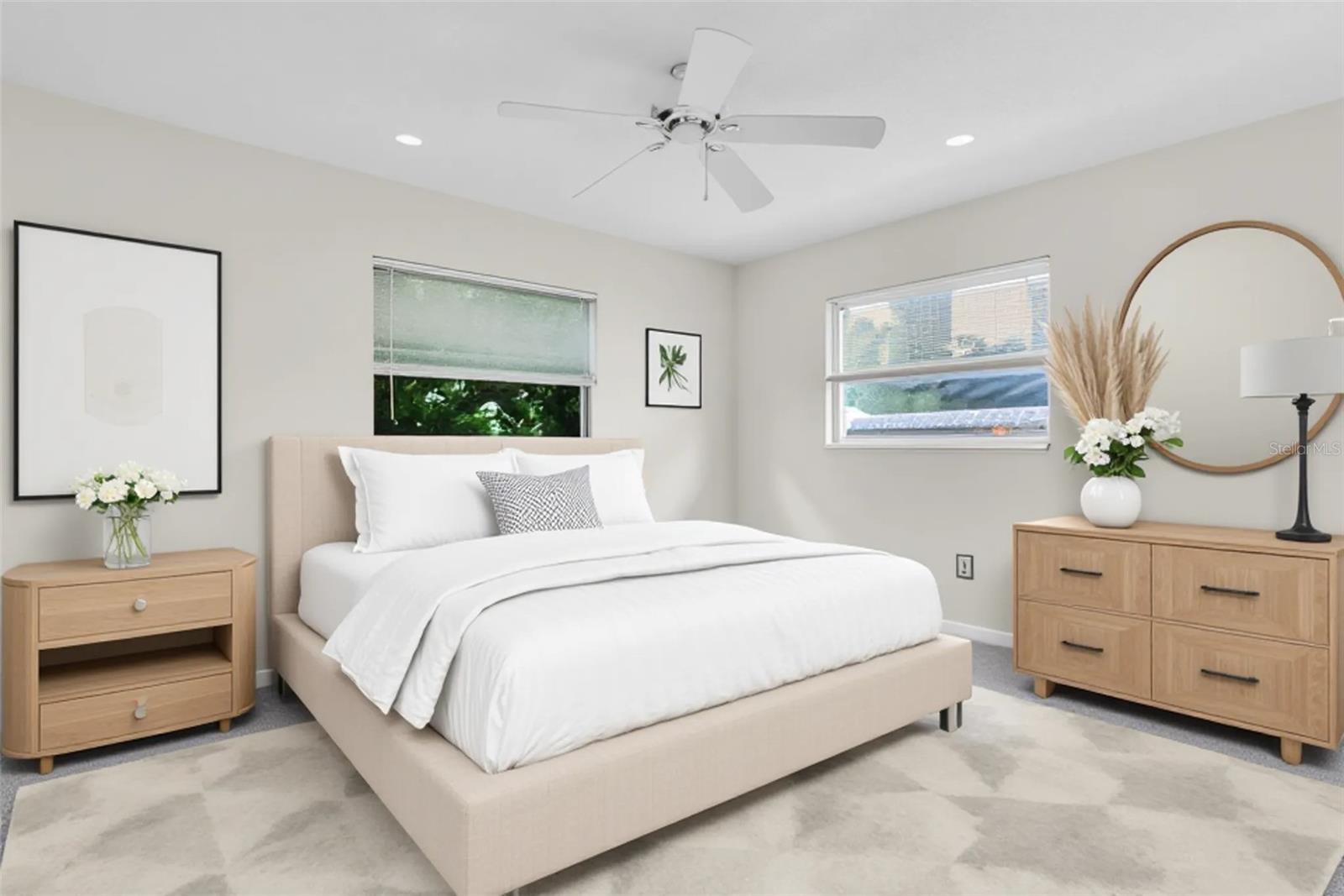 virtual stage 4th bedroom