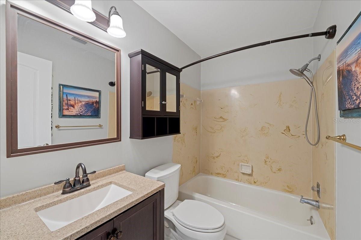Updated second bathroom