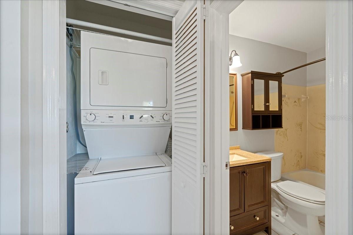 Laundry closet