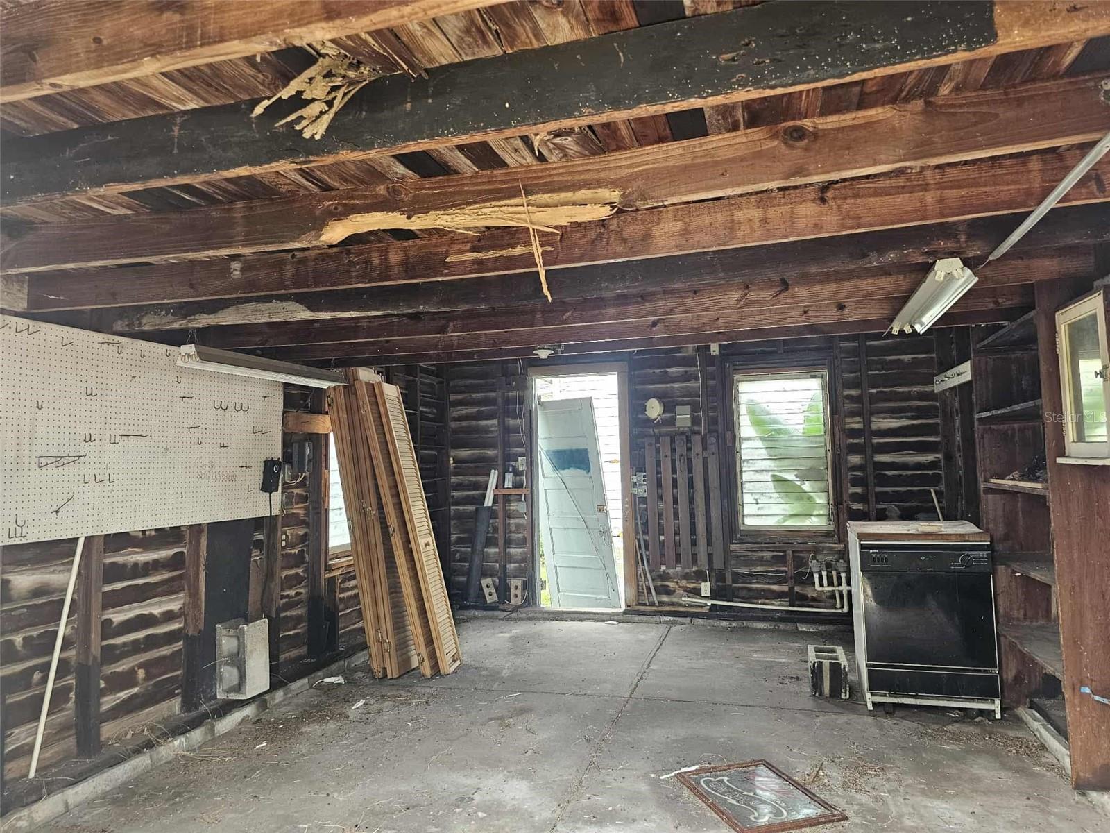 Inside Garage