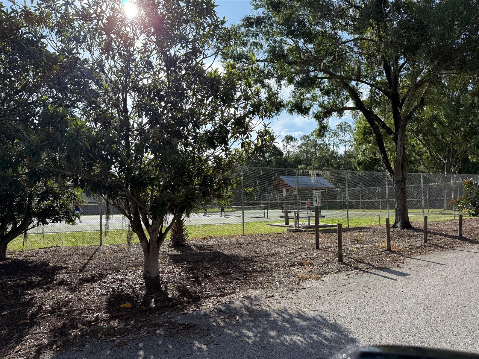 Lake Padgett tennis courts