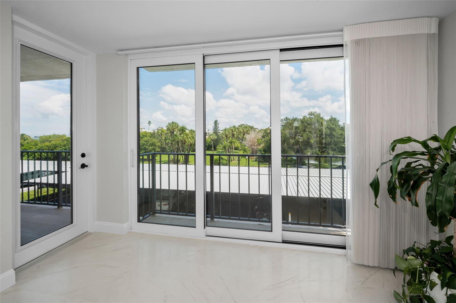 All windows and doors are brand new impact glass Hunter Douglas electronic blinds