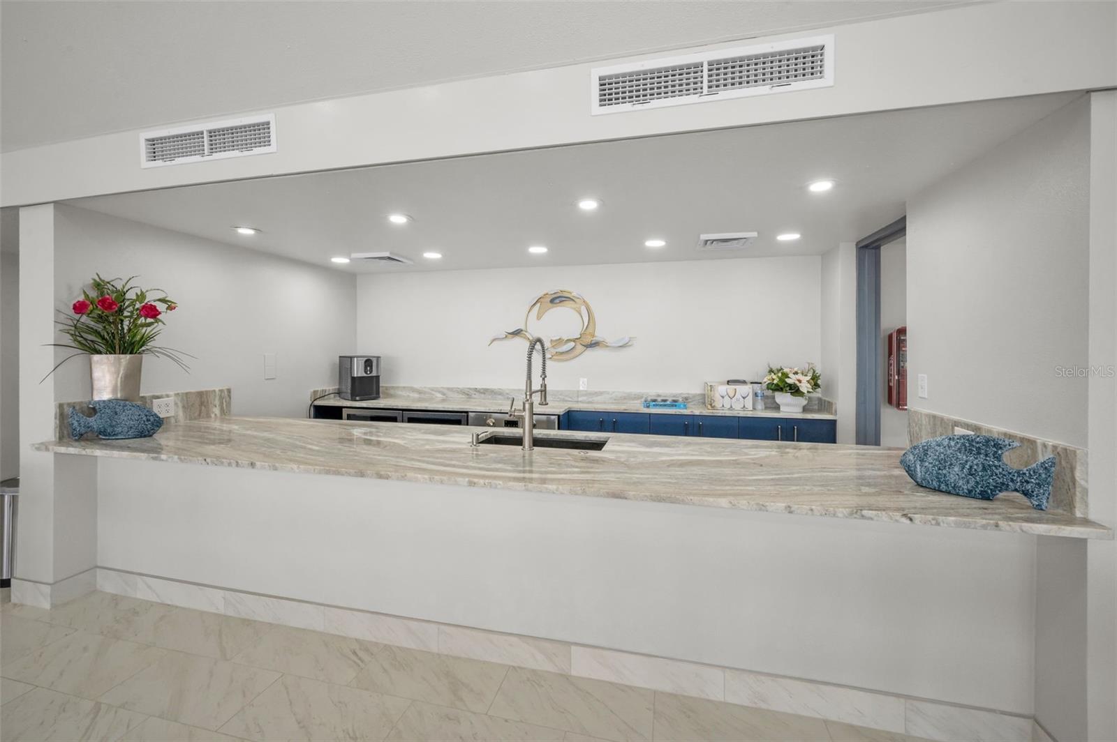 Brand New Clubhouse kitchen bar