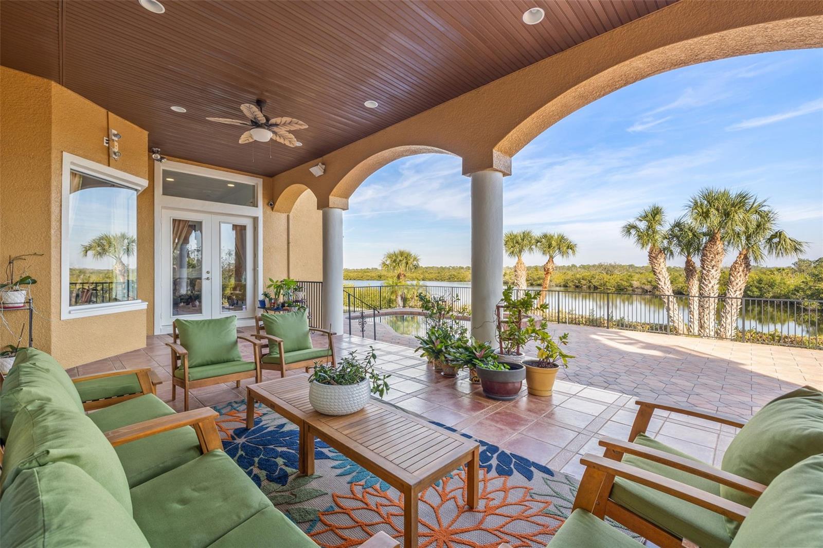 Covered patio