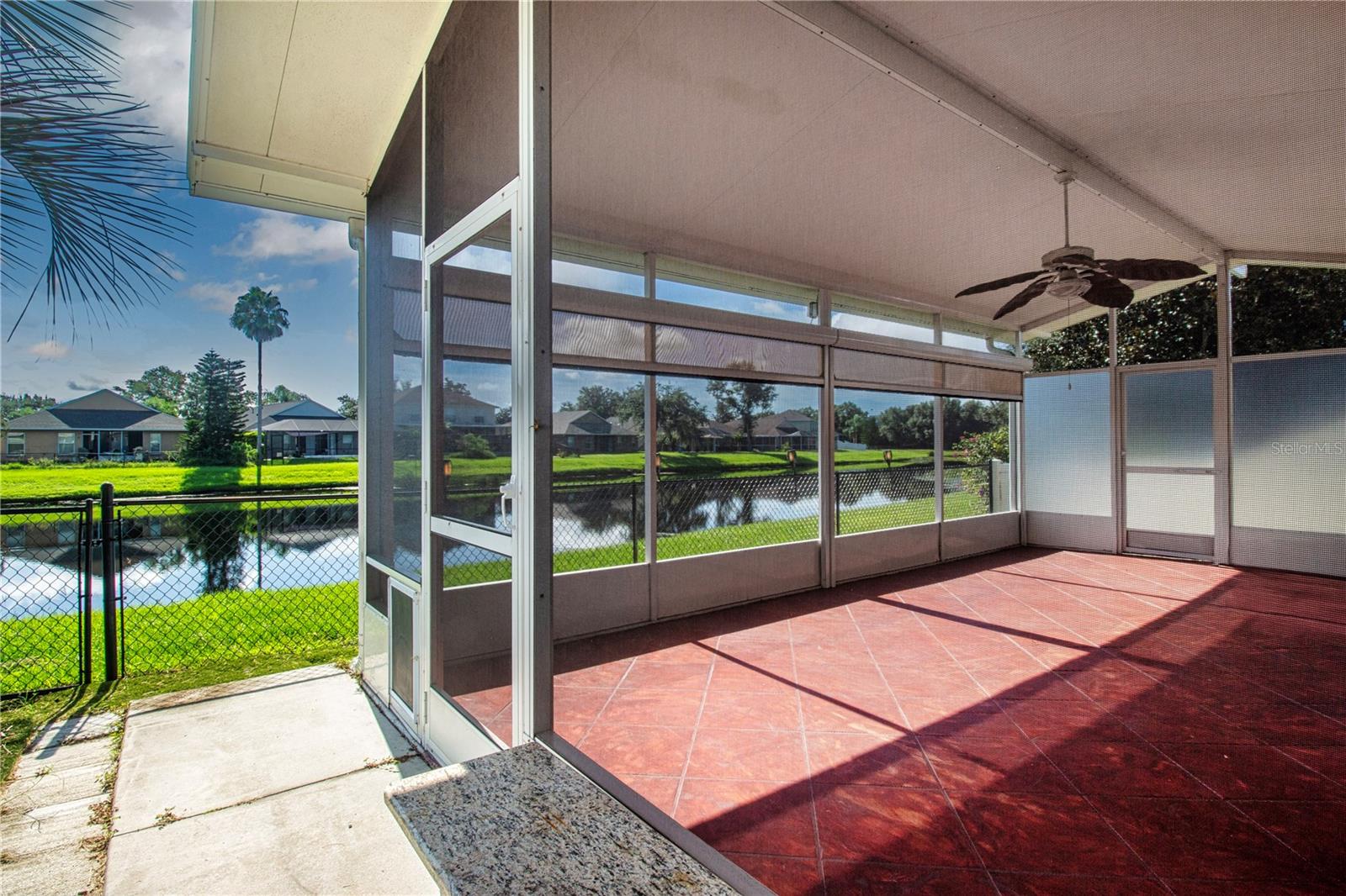 Patio entrance