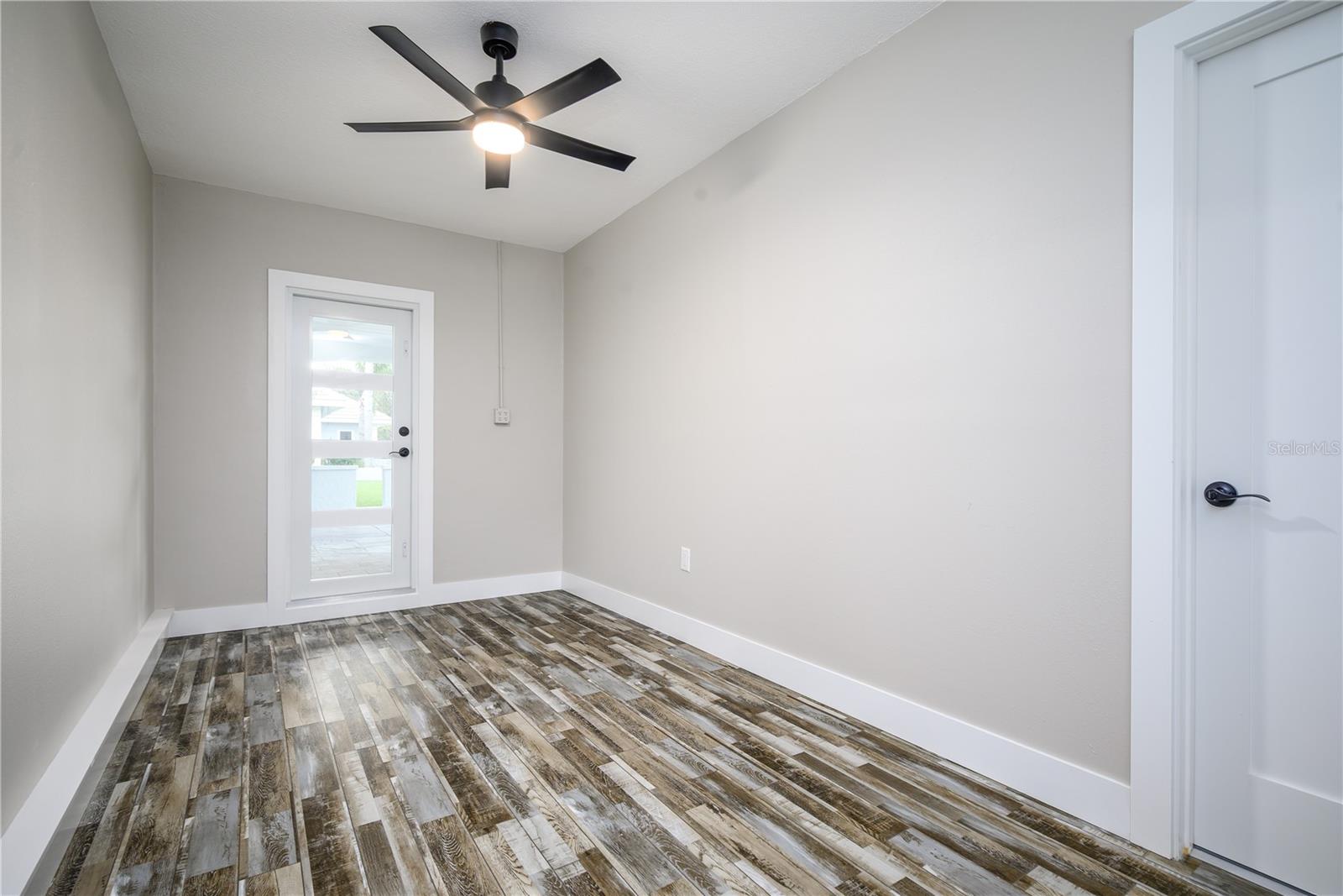 Bonus room. Door leads to front porch.