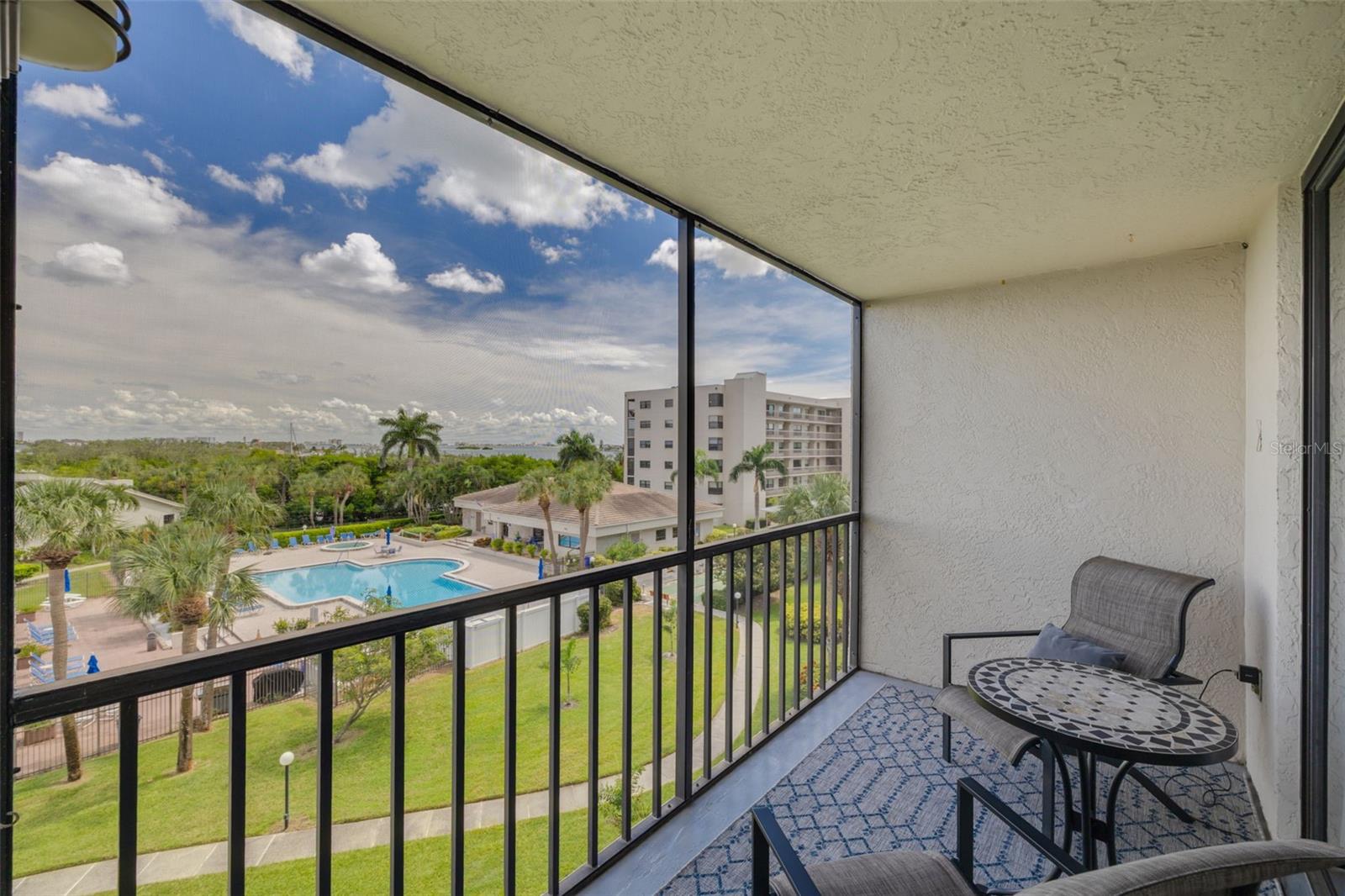 Water views from your private balcony