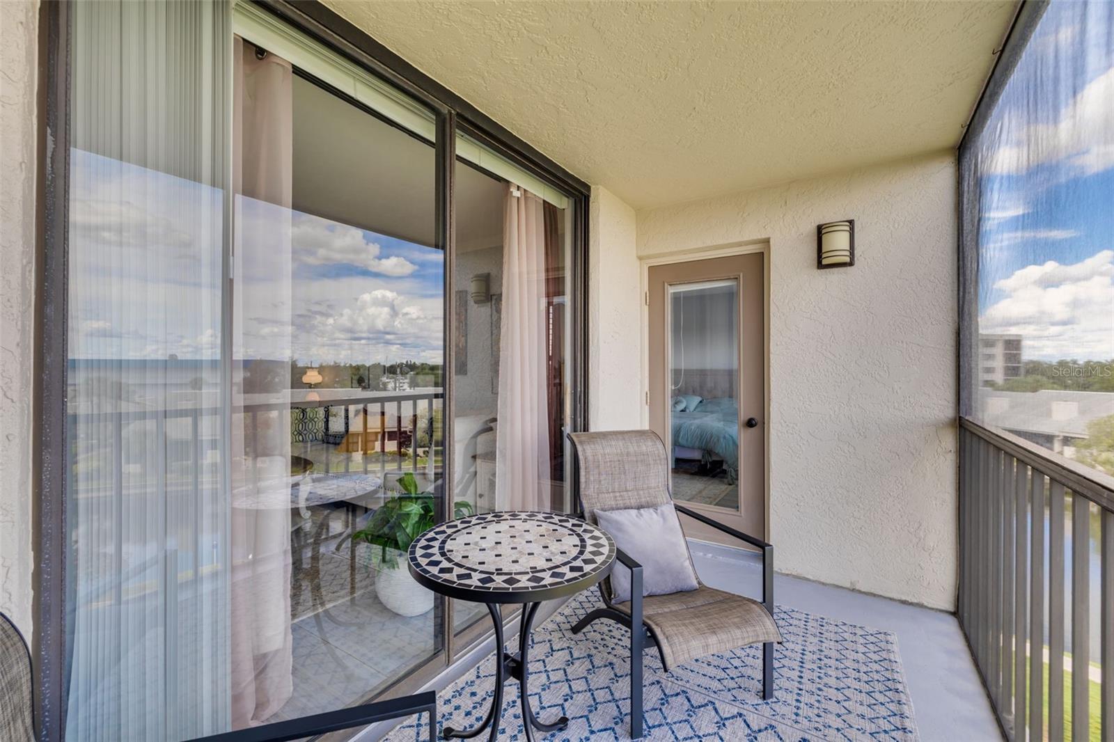 Private 4th Floor Balcony