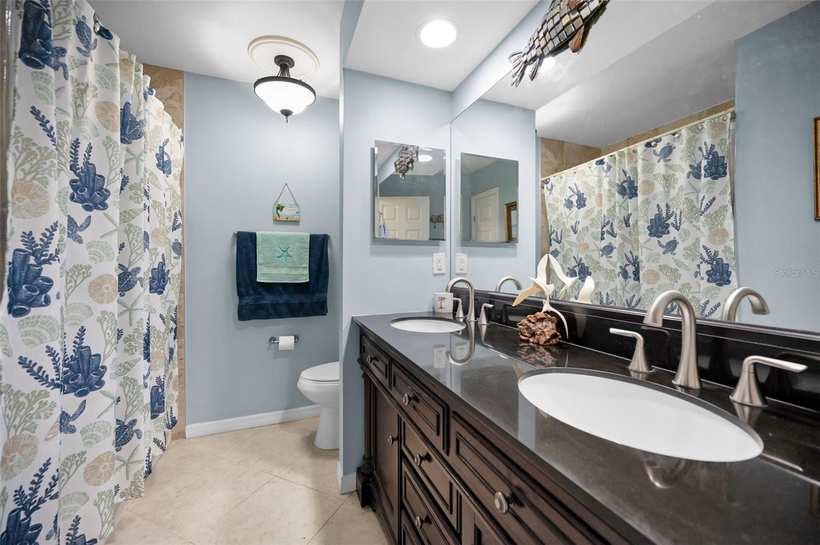 Hallway bathroom