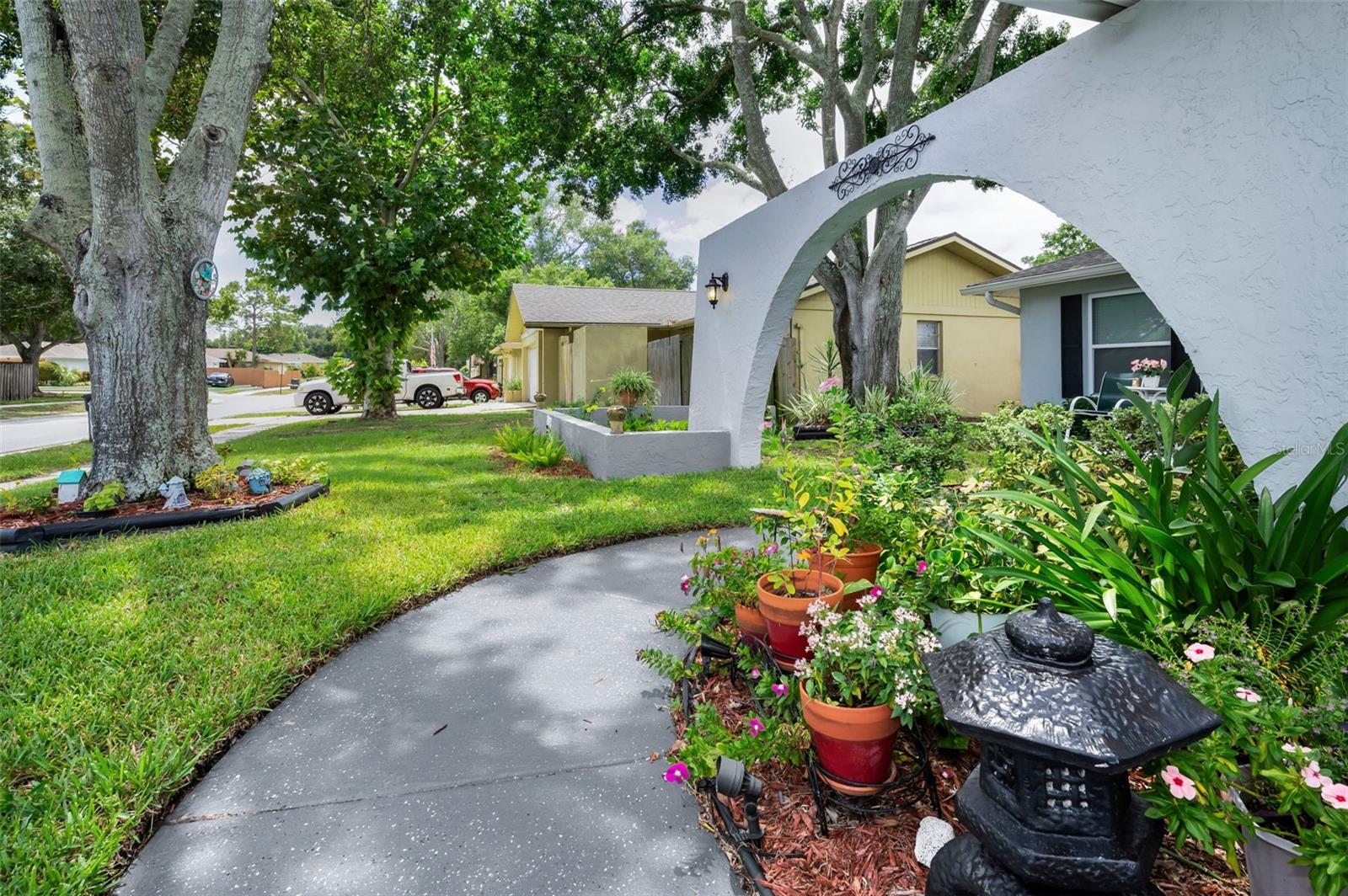 Walkway to entrance