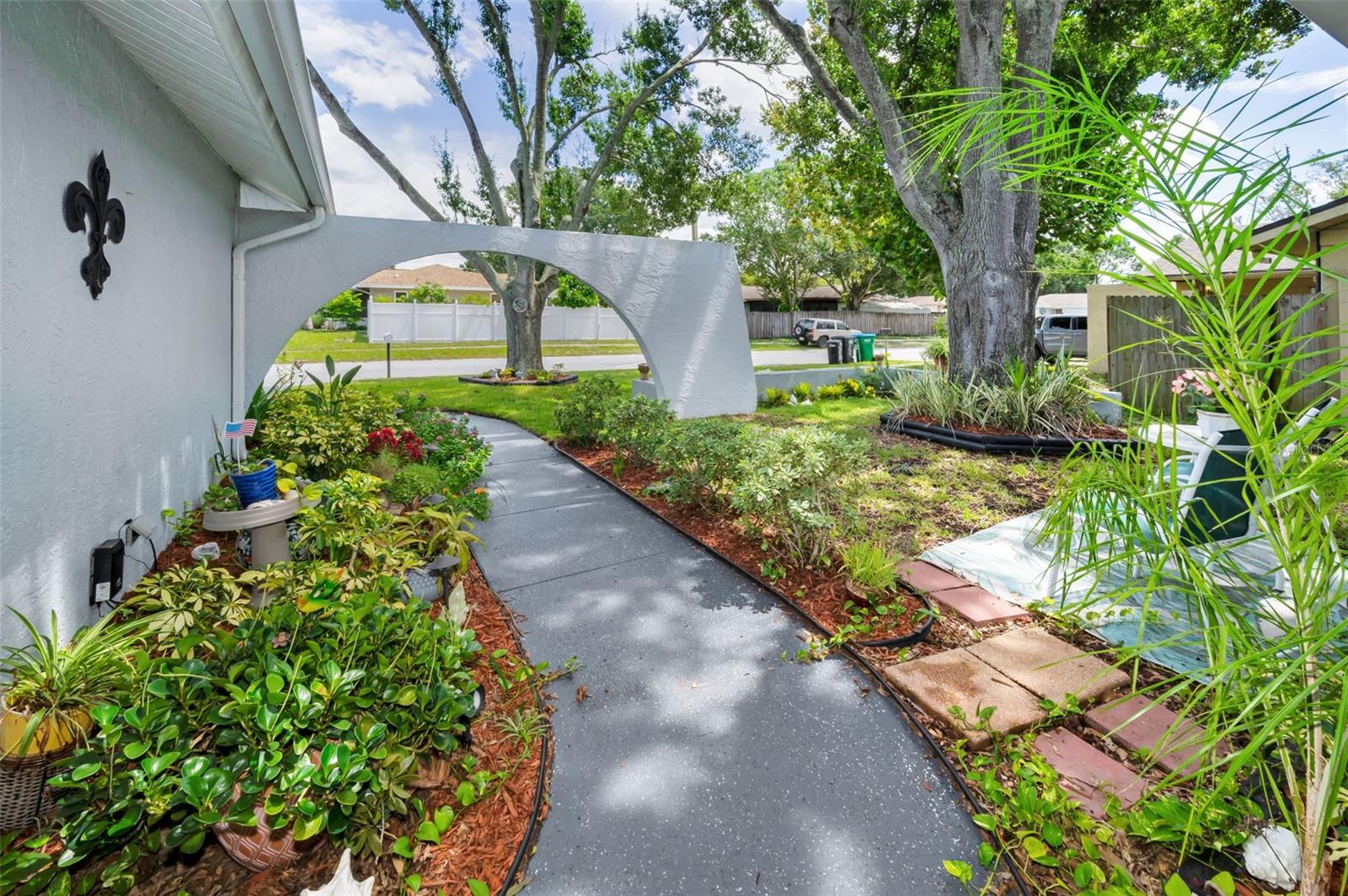 Walkway to entrance