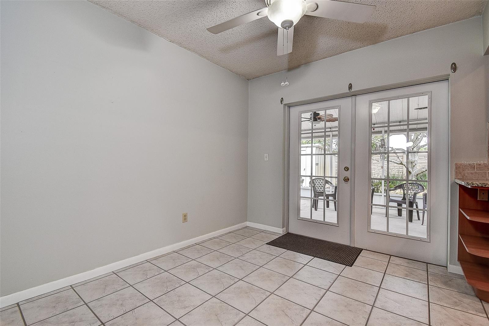 FROM LIVING ROOM TO DINING AREA TO OUT BACK