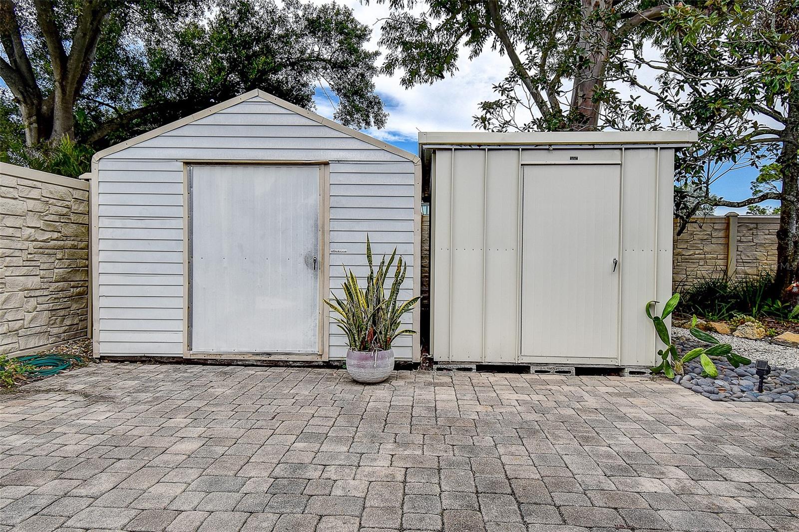 TWO LARGE SHEDS FOR LAWN EQUIPMENT, TOYS OR STORAGE