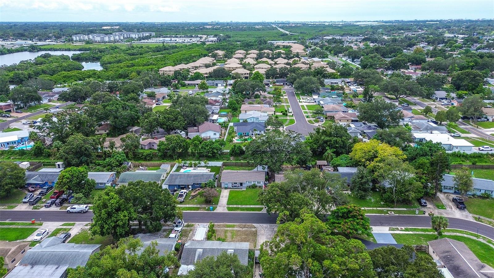 LOOKING SOUTH TOWARD ST PETE AND GULFPORT