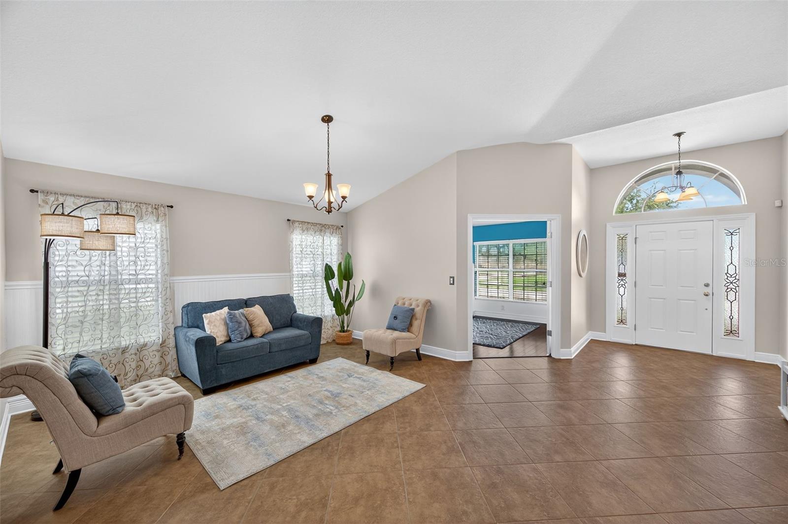 Formal Living Room - Office - Front Door