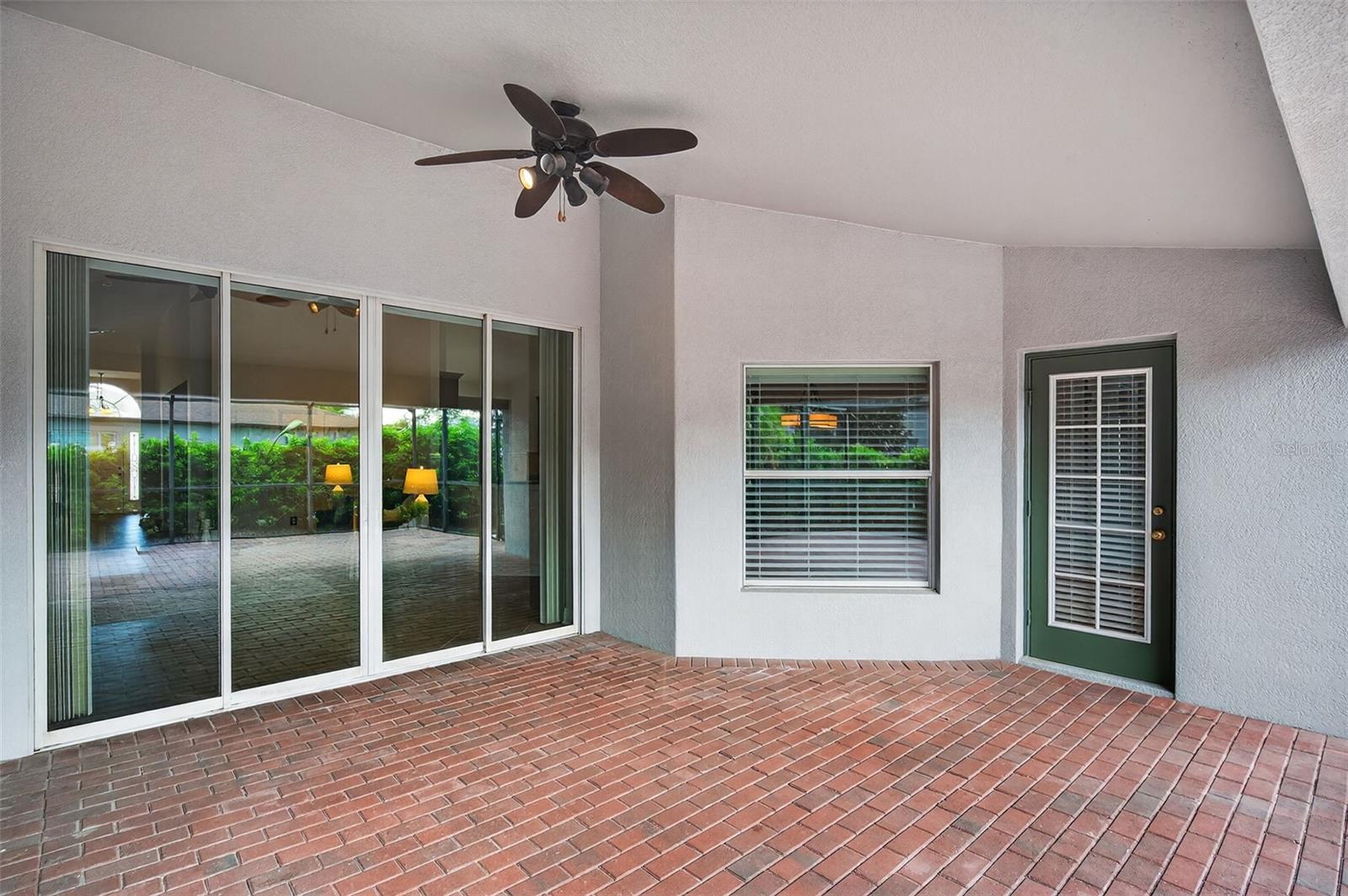 Single Door goes to the Pool Bath across the Hall.
