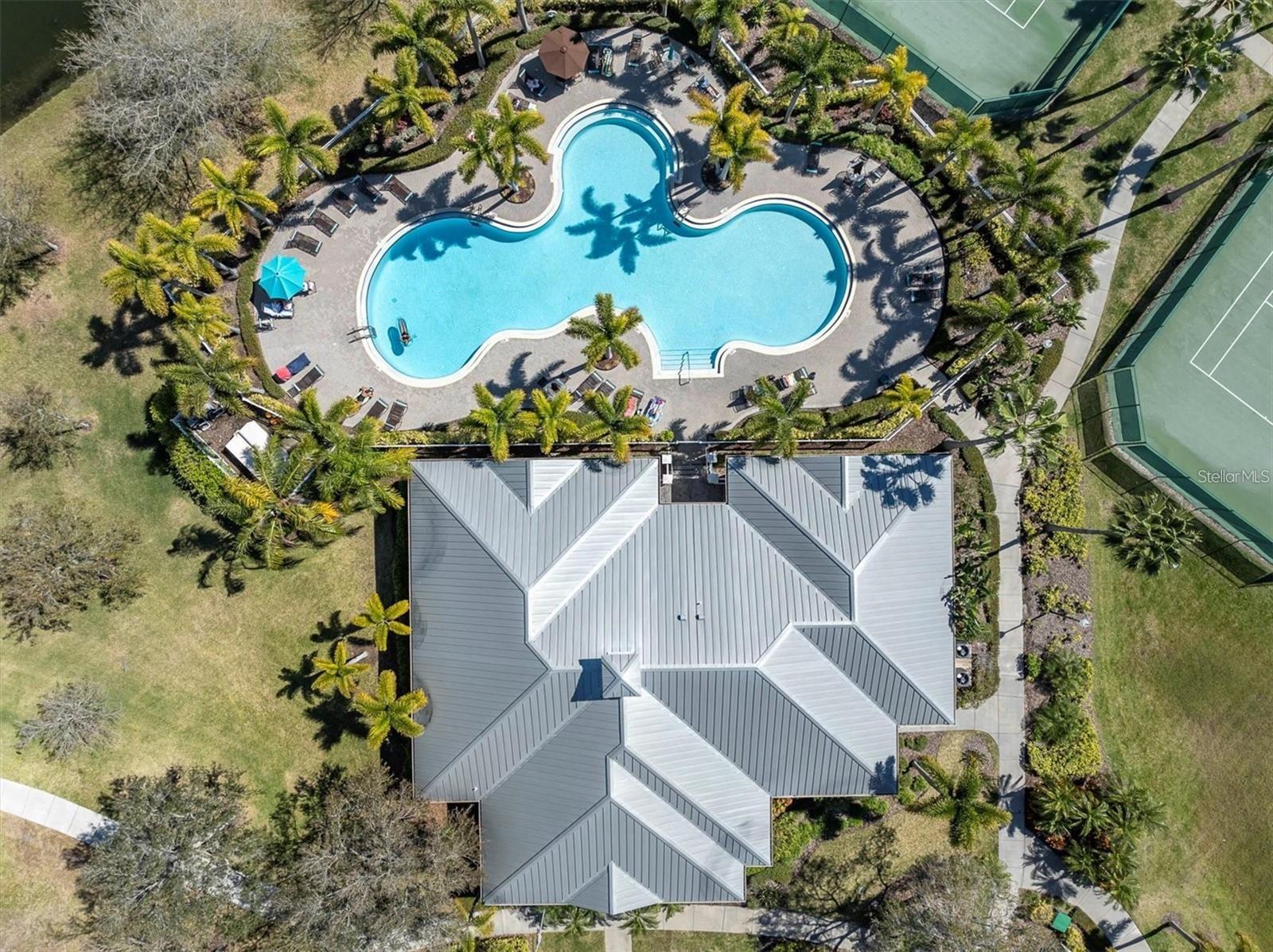 Seminole Isle Aerial Pool and Club House