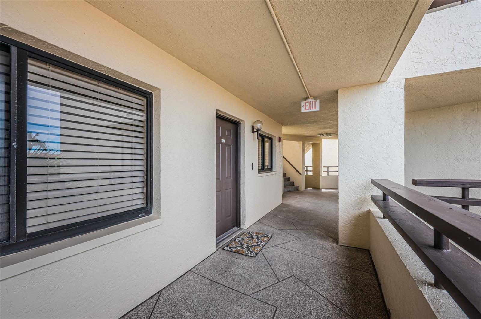 Covered Entryway to #208