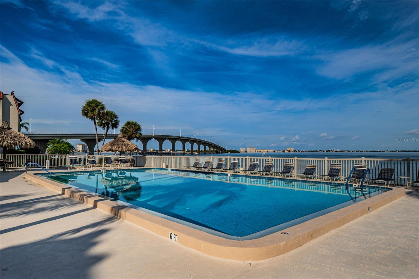 Resort-Style Pool Area just Steps Away from Bldg 103 - Overlooks the Bay