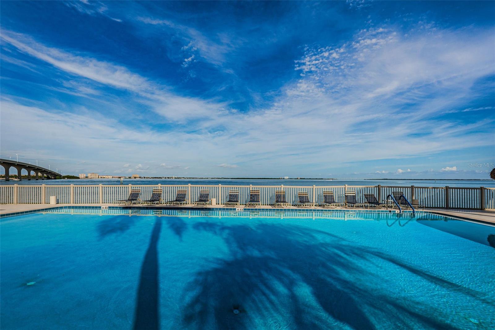 Resort-Style Pool Area just Steps Away from Bldg 103 - Overlooks the Bay