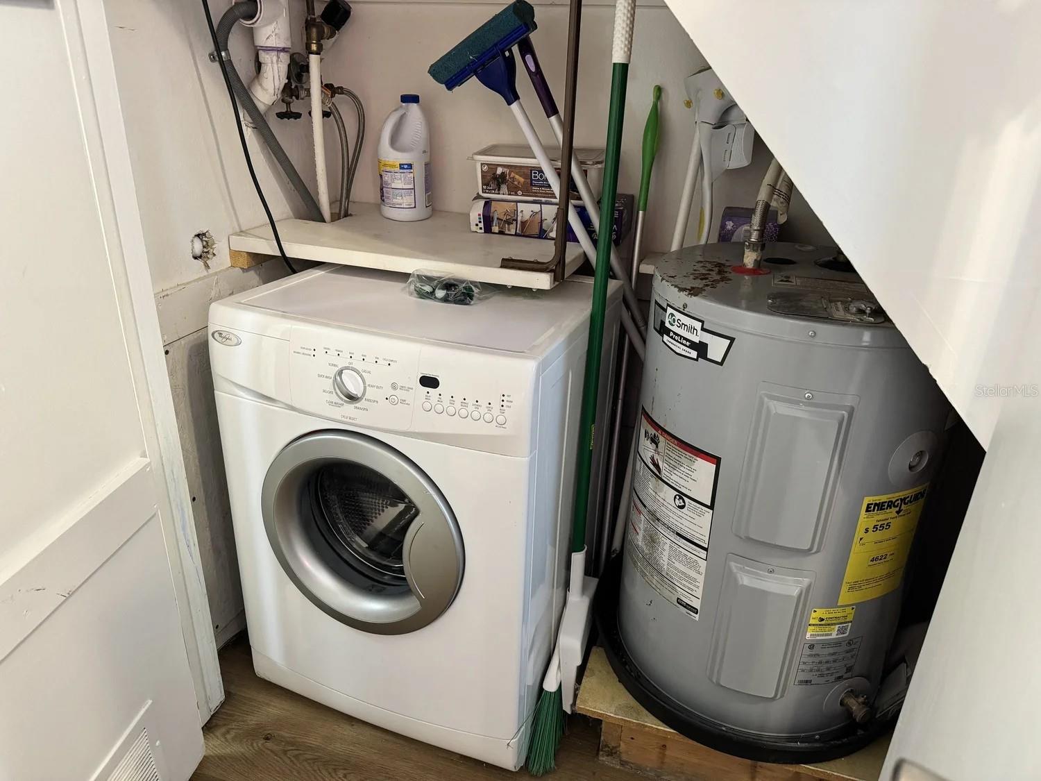 Washer & Water Heater