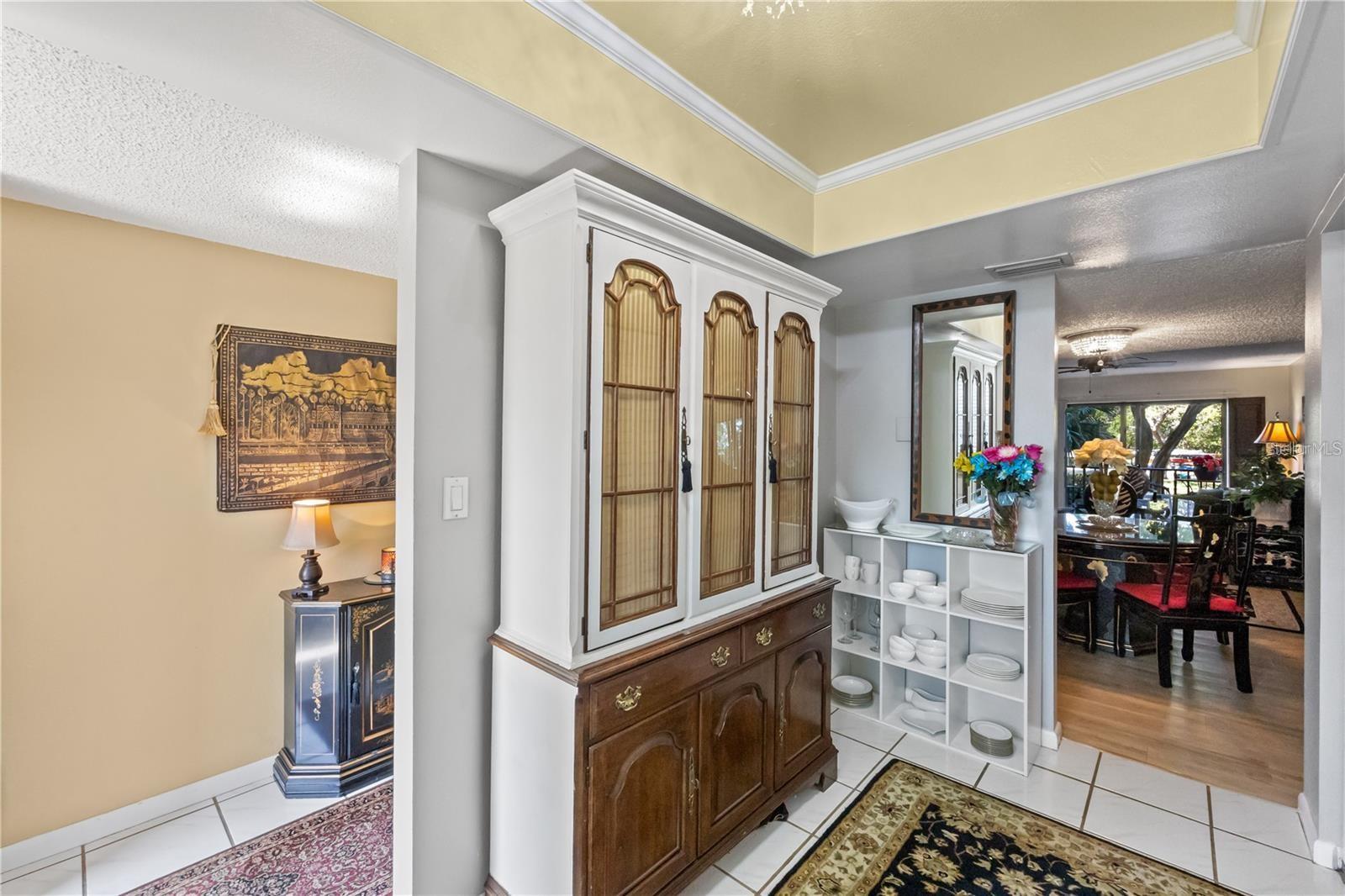 View of Hallway and Kitchen area