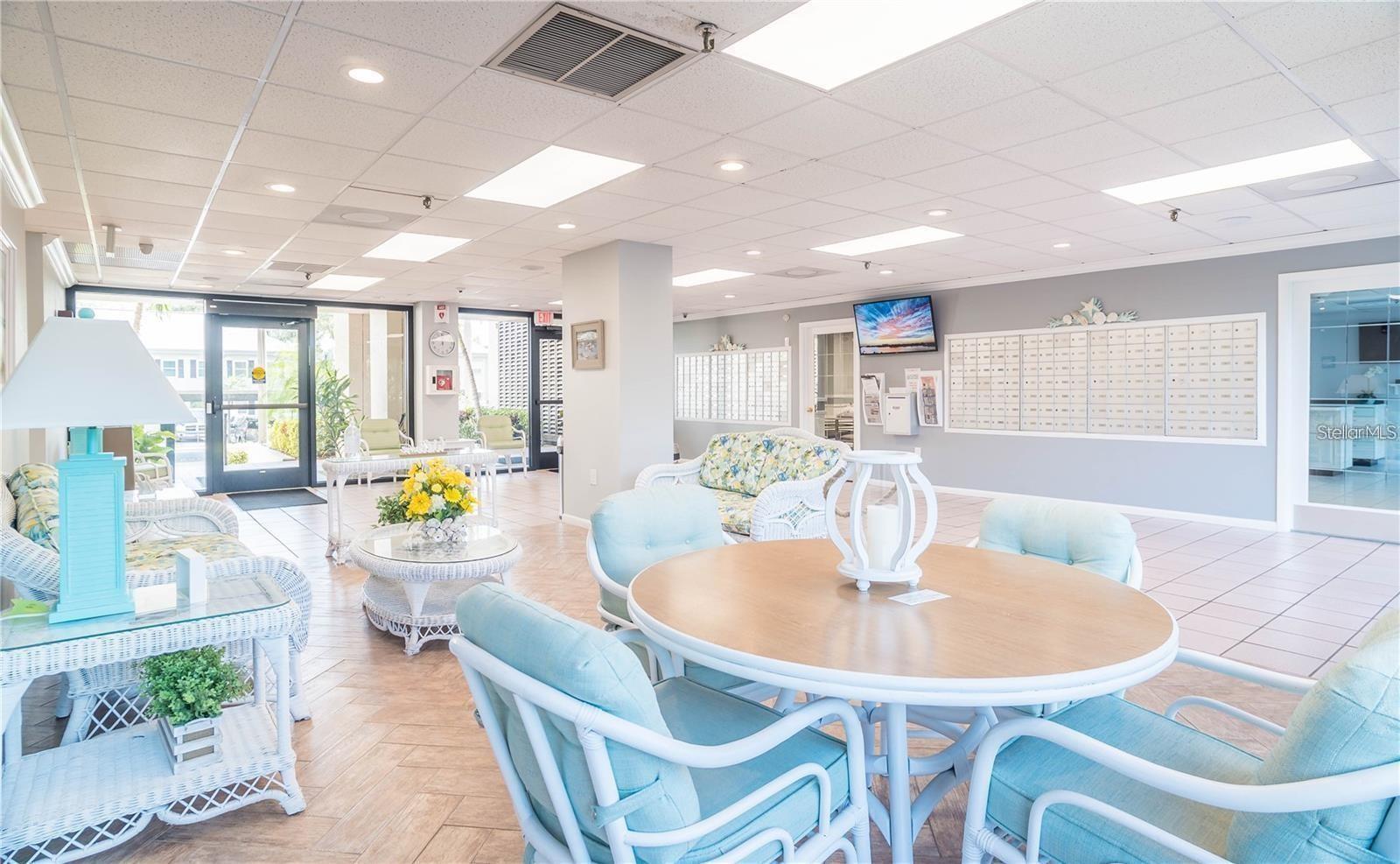 Mailboxes/Entrance to the pool
