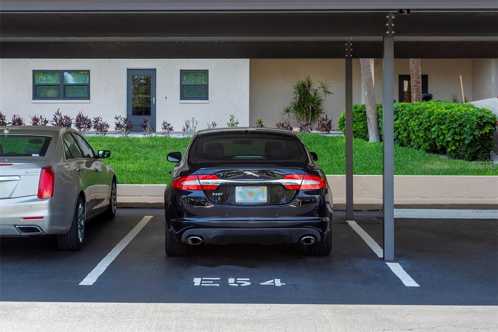 Parking steps from front door