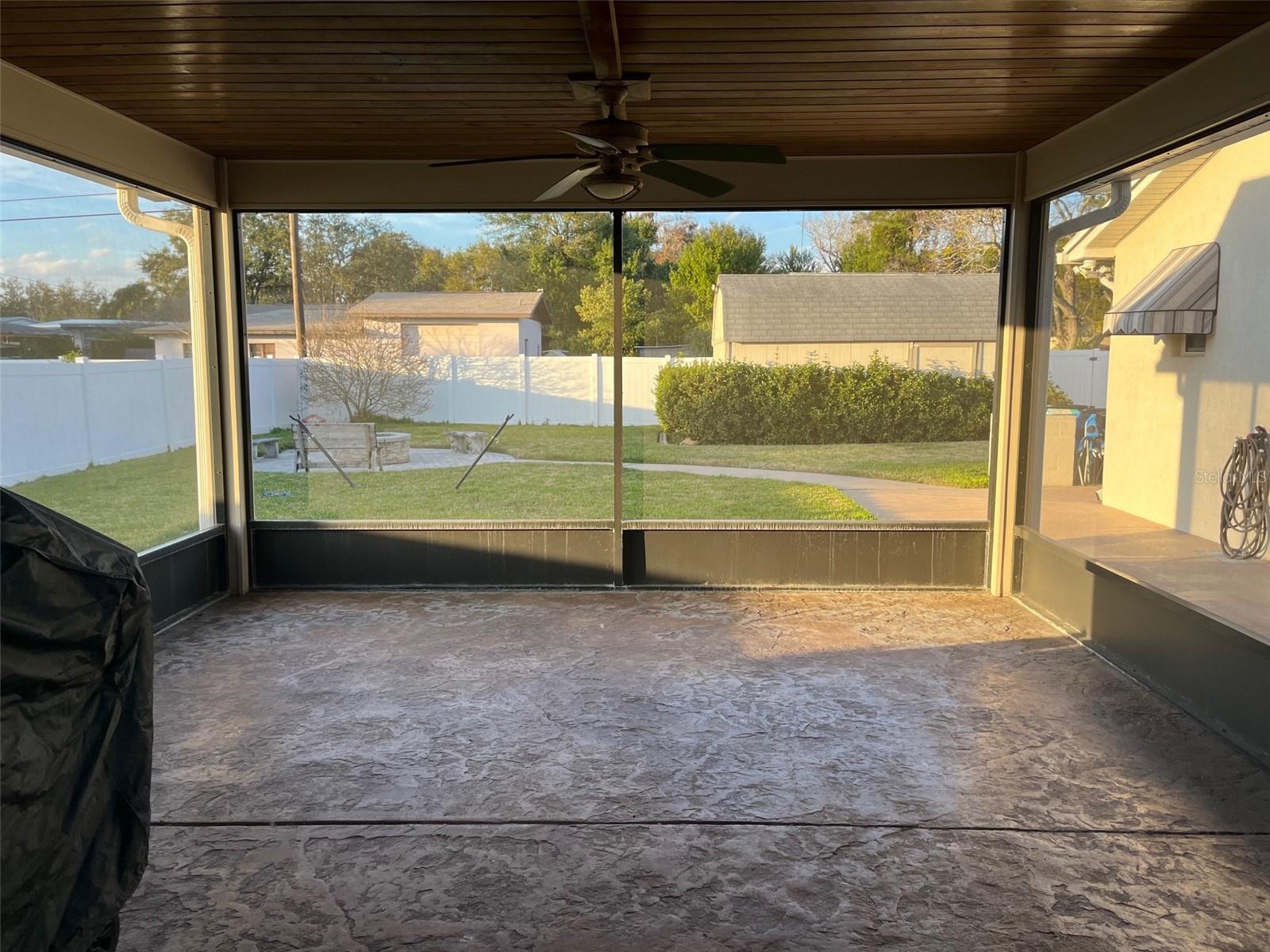 Main screened porch
