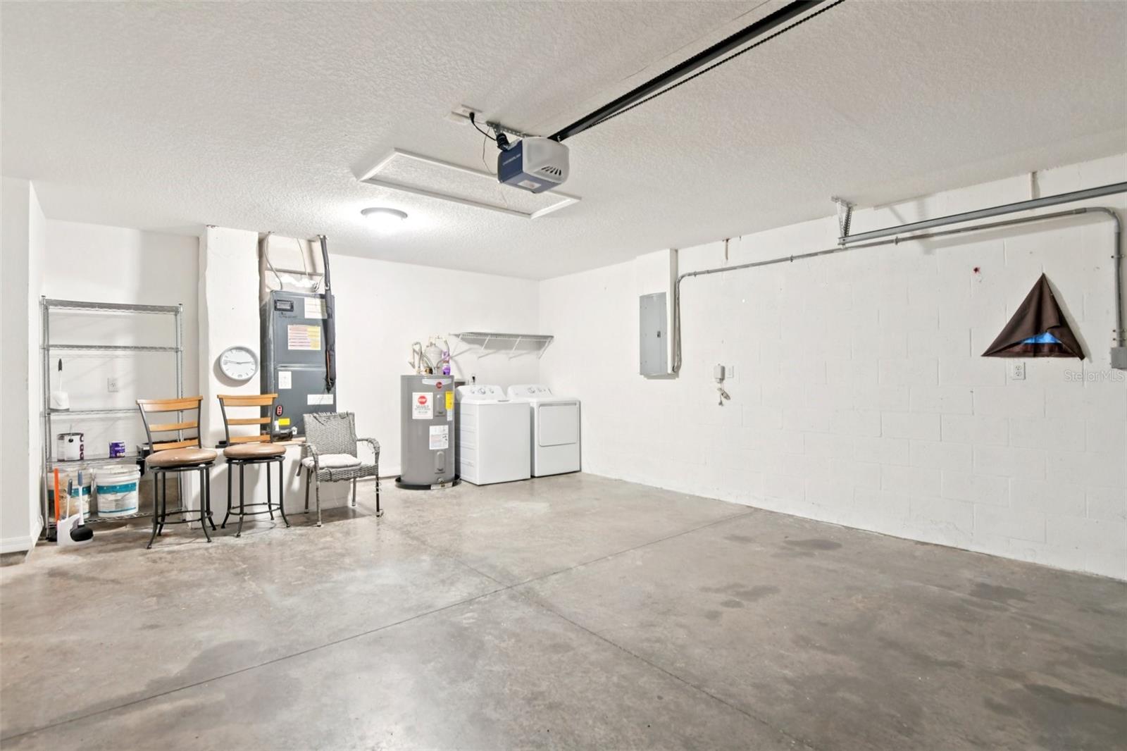 garage and laundry