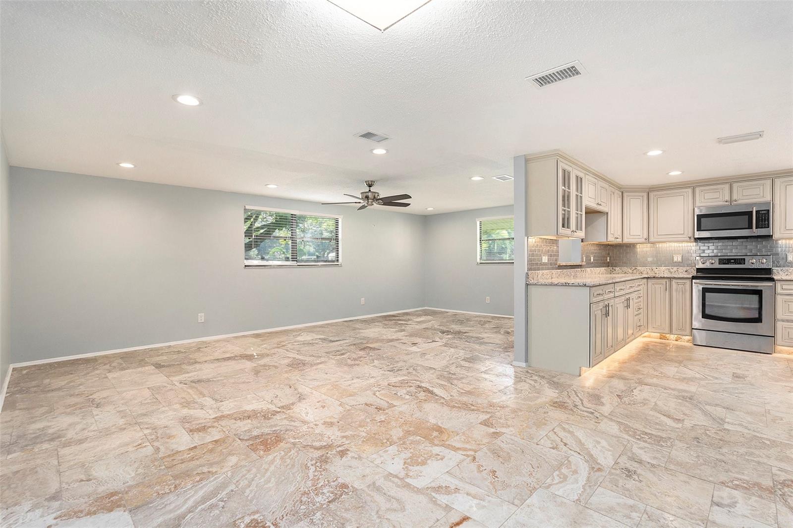 Large dining room and family room