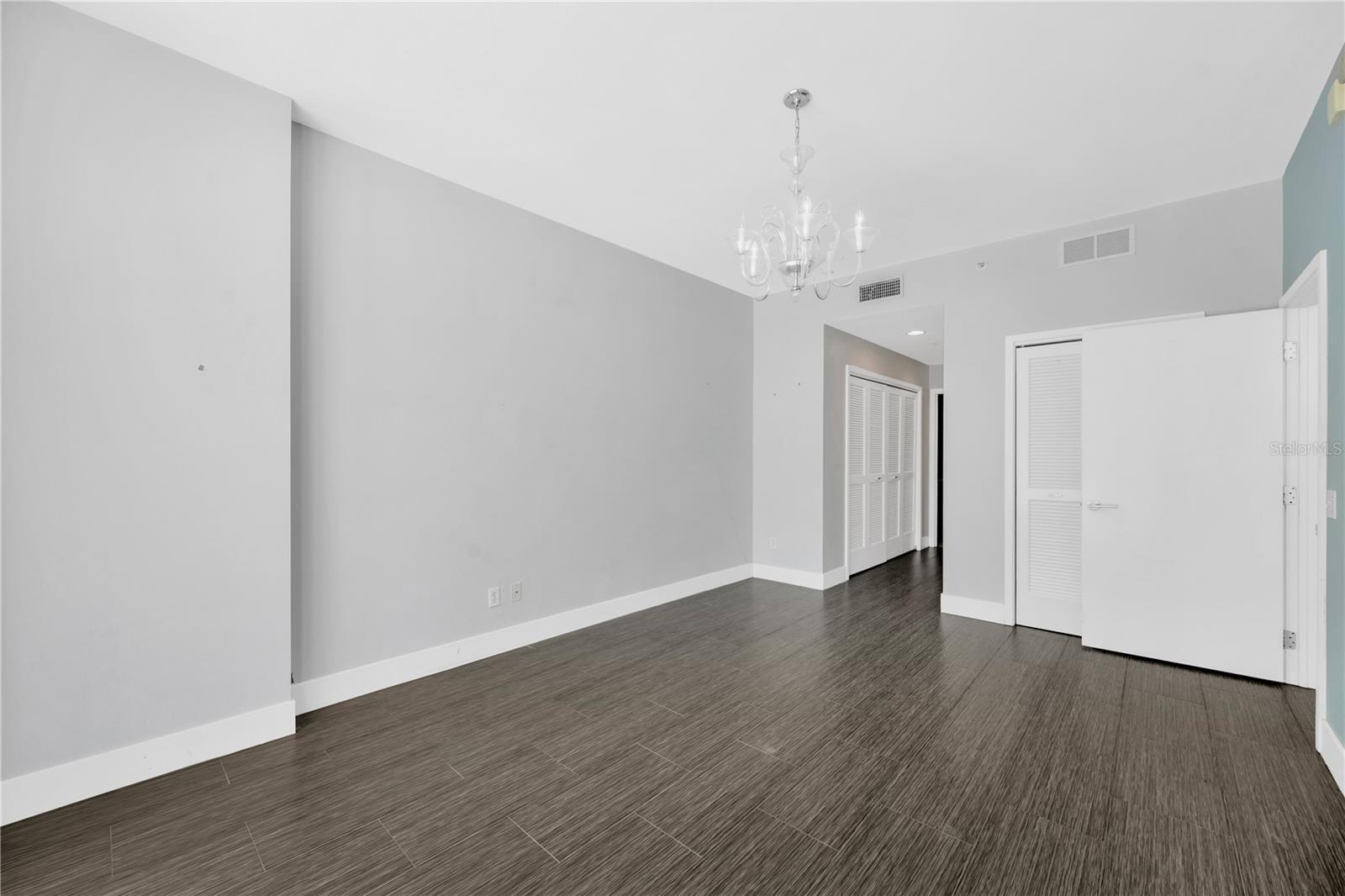 Primary Bedroom - View into Bathroom