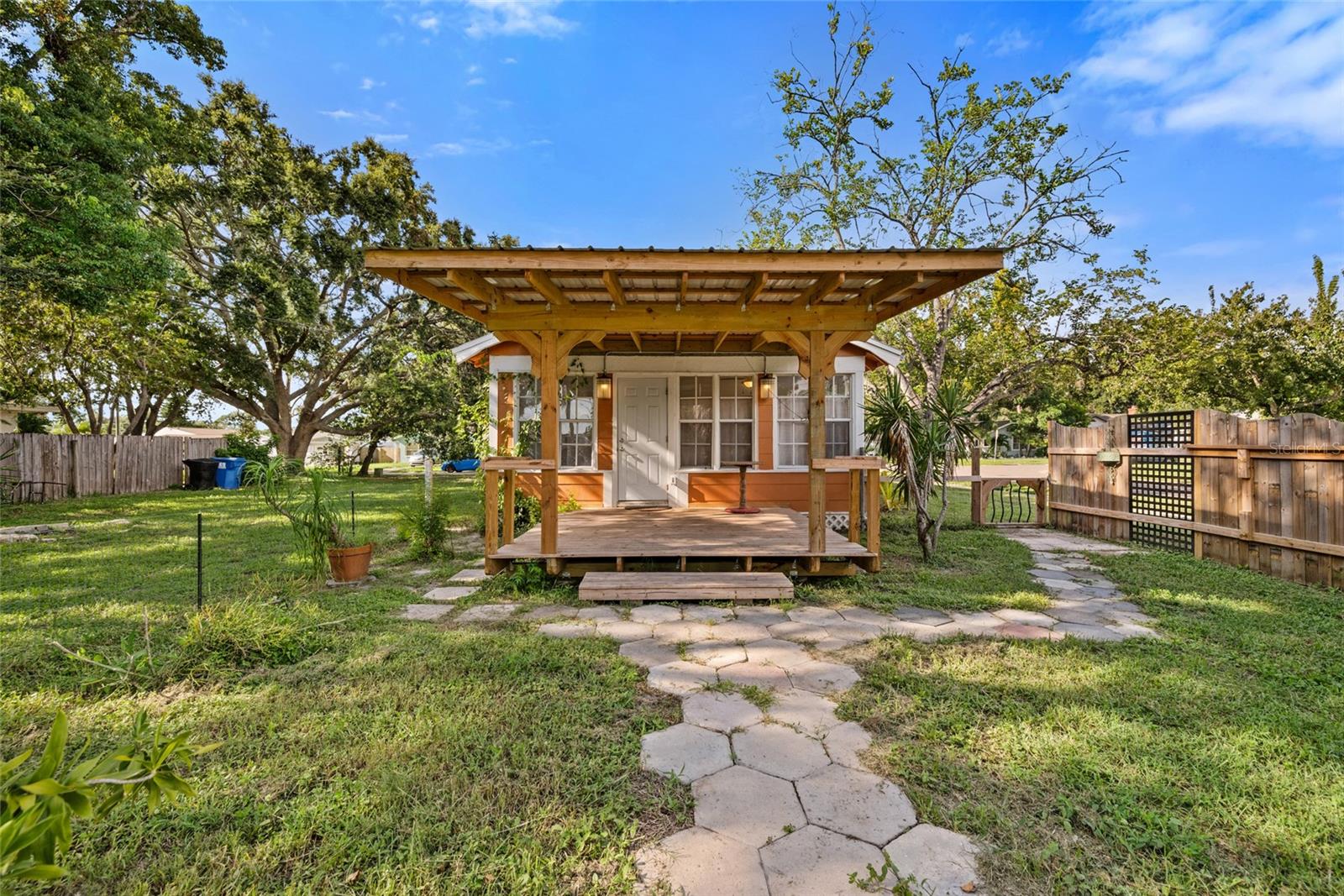12' x 12' deck is a great place to relax and enjoy the Florida weather