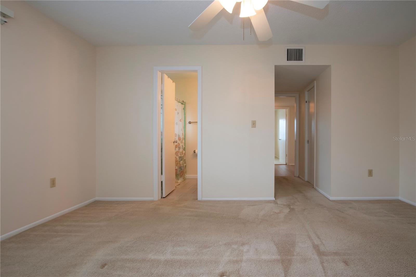 Ensuite entrance- closet to the right