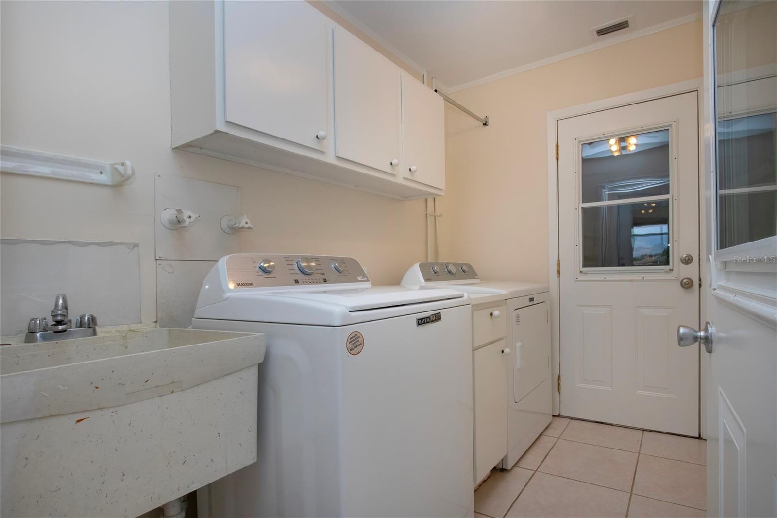 Inside  utility room
