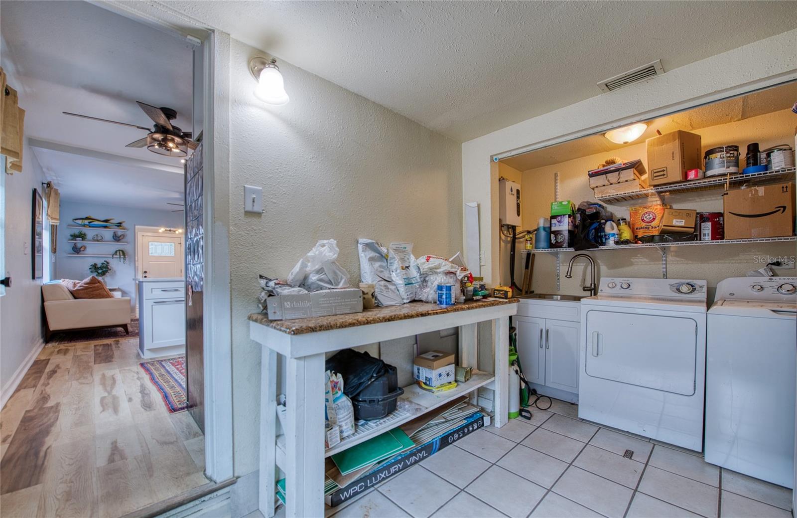 Laundry/Storage Area
