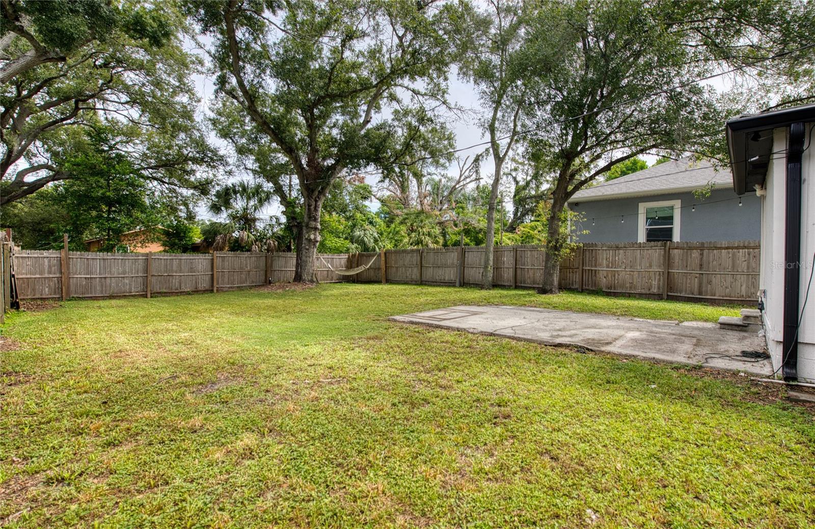Fenced Backyard