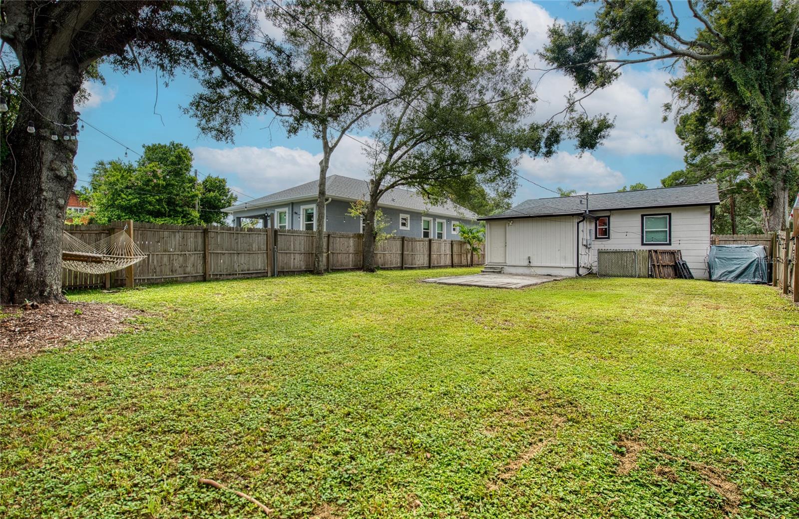 Fenced Backyard