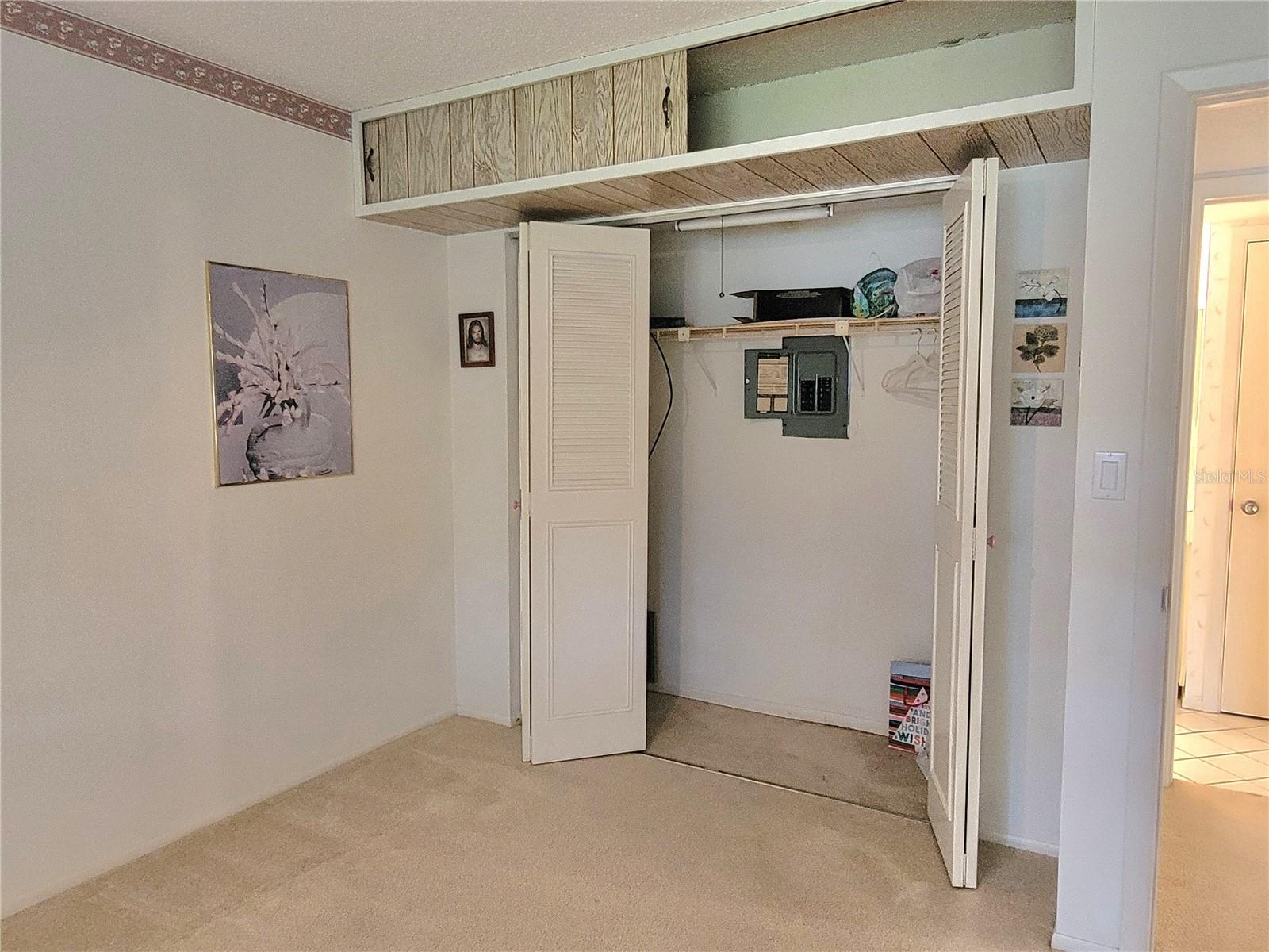 TWO closets in primary bedroom