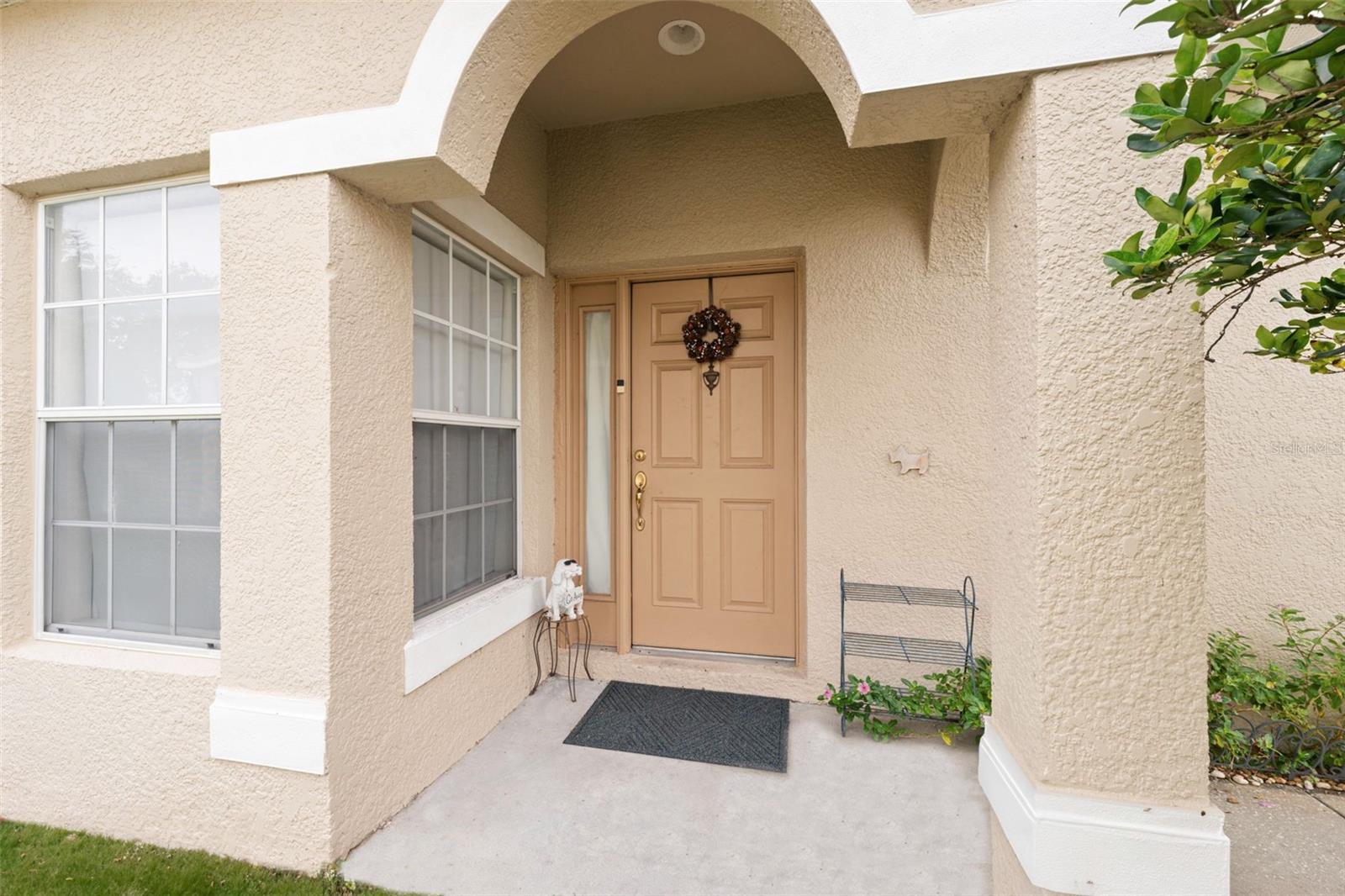 Front door.