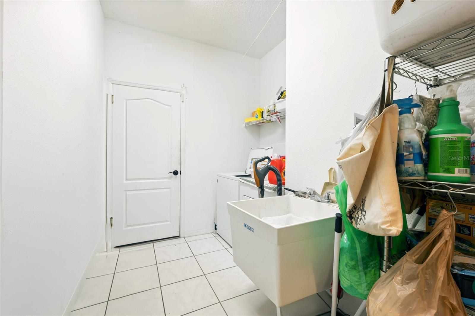 Laundry room.